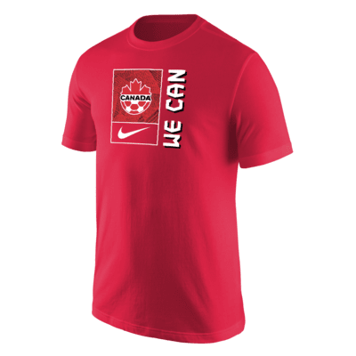 Playera de fútbol Nike para hombre Canadá. Nike.com