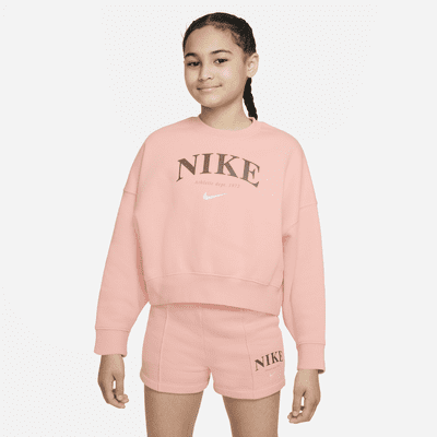 Nike Sportswear Older Kids' (Girls') Fleece Sweatshirt. Nike AU
