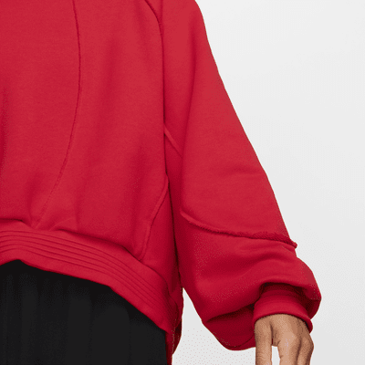 Sudadera de French Terry con cuello redondo oversized para mujer Nike Sportswear Collection