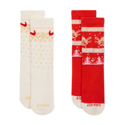 Calcetas Dri-FIT Fairisle para niños talla pequeña (2 pares) Nike