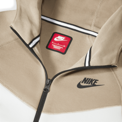 Sudadera con gorro de cierre completo para niño talla grande Nike Sportswear Tech Fleece