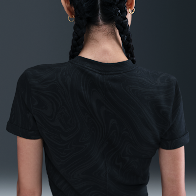 Nike Sportswear Chill Terry Women's Short-Sleeve French Terry Printed Top