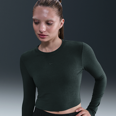 Nike Sportswear Chill Knit Women's Slim Long-Sleeve Cropped Top