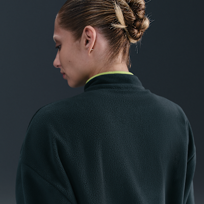 Chamarra deportiva cómoda y holgada de cierre completo para mujer Nike Sportswear Club Fleece