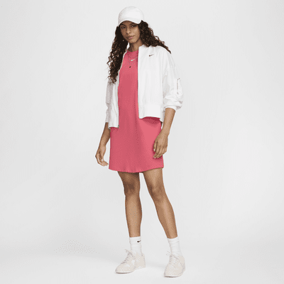 Vestido tipo playera oversized para mujer Nike Sportswear Chill Knit