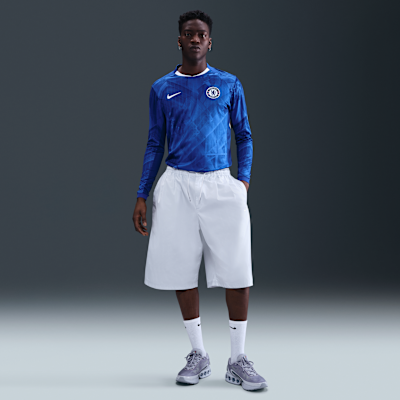 Chelsea F.C. 2025/26 Stadium hazai Nike Dri-FIT hosszú ujjú férfi replika futballmez