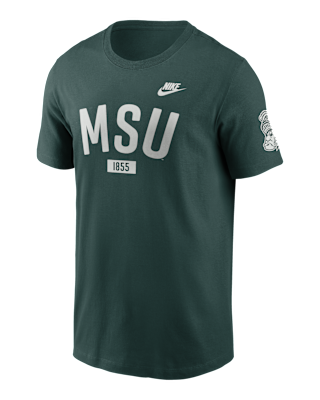 Мужская футболка Michigan State Legacy Arch 2-Hit Nike College