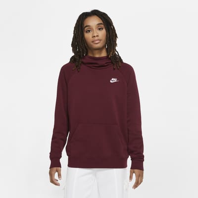 women's nike sportswear club fleece funnel neck hoodie