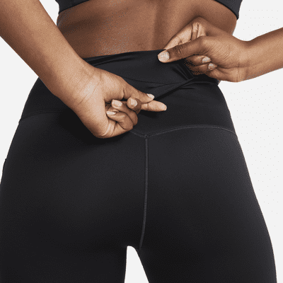 Legging taille mi-haute à maintien supérieur et coupe longue avec poches Nike Go pour femme