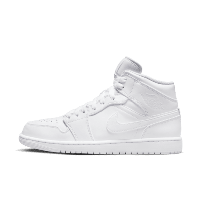 plain white air jordans