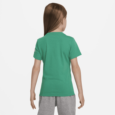 Playera estampada para niño talla pequeña Nike Retro Fader