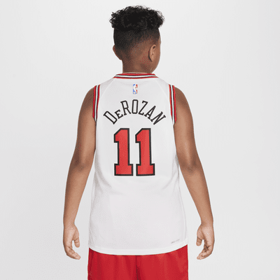 Koszulka dla dużych dzieci Nike NBA Swingman DeMar DeRozan Chicago Bulls Association Edition 2022/23