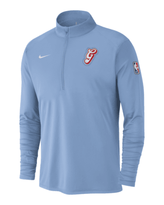 Мужские  Memphis Grizzlies City Edition Nike Dri-FIT NBA 1/2-Zip Long-Sleeve Top