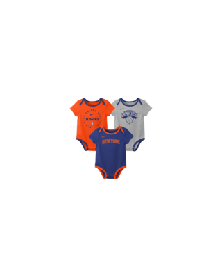 Детские  New York Knicks Baby Nike NBA 3-Pack Bodysuit Set