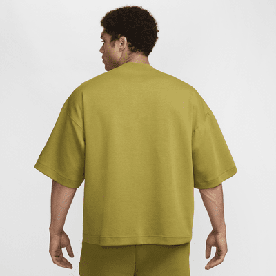 Haut en tissu Fleece à manches courtes Nike Tech pour homme