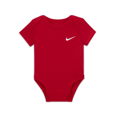 Nike Baby (3–6M) Swoosh Bodysuit (3-Pack)