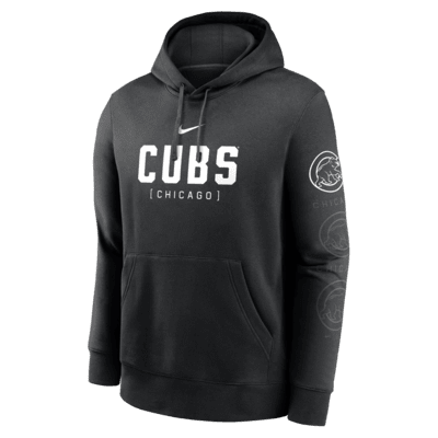 Chicago Cubs Fashion Club Men's Nike MLB Pullover Hoodie