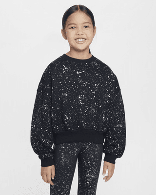 Подростковый свитшот Nike Sportswear Club Fleece Big Kids' (Girls') Crew-Neck