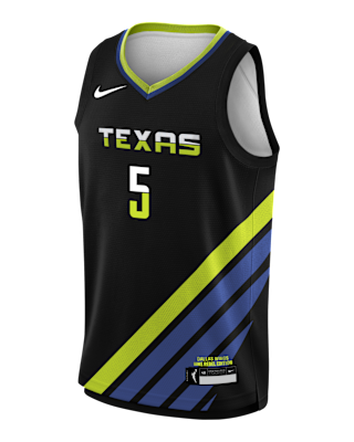Детские джерси Paige Bueckers Dallas Wings Rebel Edition Big Kids' Nike WNBA Swingman Jersey