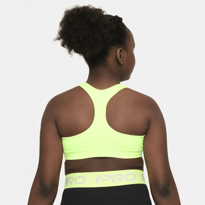 Nike Swoosh Big Kids' (Girls') Sports Bra (Extended Size)