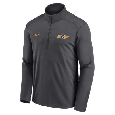 Chamarra universitaria Nike Dri-FIT de medio cierre para hombre Tennessee Volunteers Volunteer State Smokey Grey Pacer