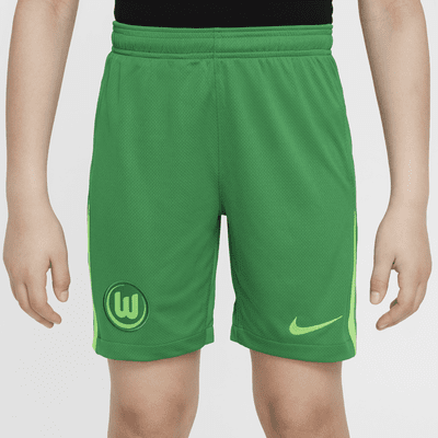 VfL Wolfsburg 2024/25 Stadium Home/Away Nike Replika-Fußballshorts mit Dri-FIT-Technologie (ältere Kinder)