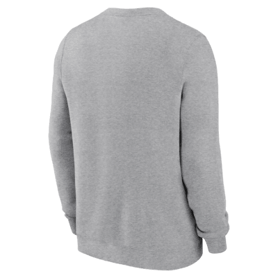 Sudadera de cuello redondo sin cierre universitaria Nike para hombre Alabama Crimson Tide Primetime Primary Stack