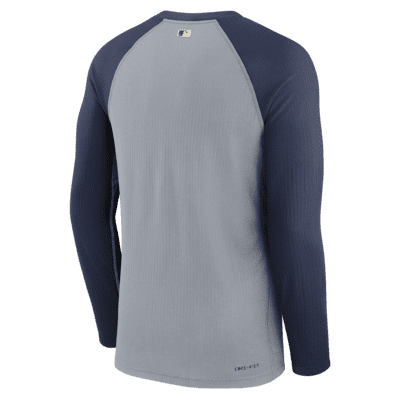 Nike Over Arch (MLB Milwaukee Brewers) Men's Long-Sleeve T-Shirt