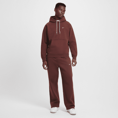 Felpa pullover in fleece con cappuccio Nike Solo Swoosh – Uomo