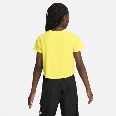 Nike Sportswear Big Kids' (Girls') Cropped T-Shirt