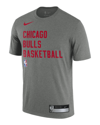 Nike Chicago Bulls DRI-FIT NBA TEE Black - BLACK