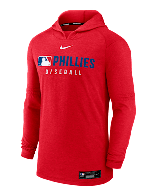 Мужское худи Philadelphia Phillies Authentic Collection Nike Dri-FIT MLB Pullover Hoodie