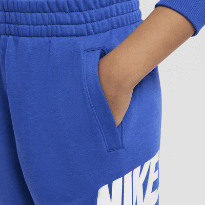 Pants de entrenamiento de French Terry para niños talla pequeña Nike Sportswear Club Fleece