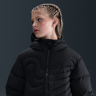 Giacca puffer Nike Sportswear Swoosh ampia con Therma-FIT – Ragazzo/a