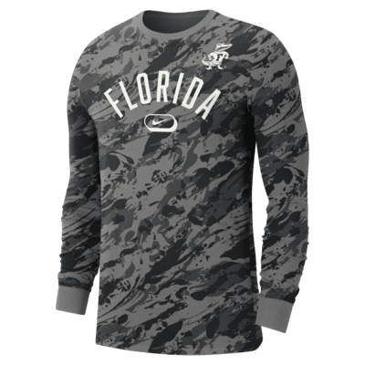 Florida Men's Nike College Crew-Neck Long-Sleeve T-Shirt