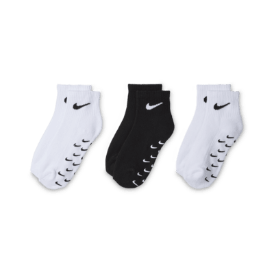 Nike Little Kids' Gripper Ankle Socks (3 Pairs)