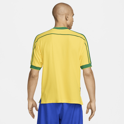 Brazil 1998 Reissue Men's Nike Soccer Replica Jersey