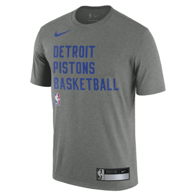 Playera de práctica de la NBA Nike Dri-FIT para hombre Detroit Pistons ...