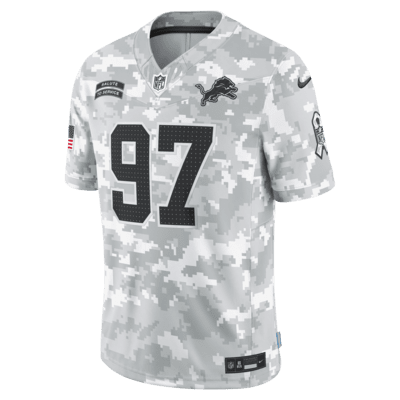 Aidan Hutchinson Detroit Lions Salute to Service Men's Nike Dri-FIT NFL Limited Jersey