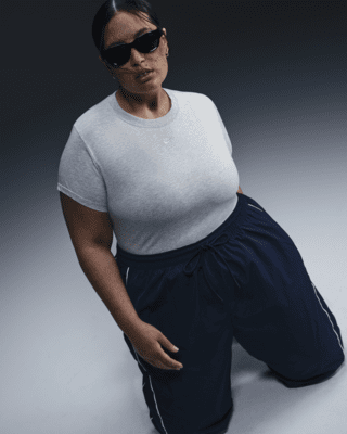 Женская футболка Nike Sportswear Chill Knit Cropped (Plus Size)