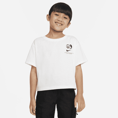 Nike Little Kids' Ying Yang Peace Boxy T-Shirt. Nike.com