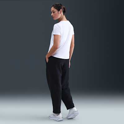 Pants de tejido Fleece Therma-FIT de tiro medio para mujer Nike One