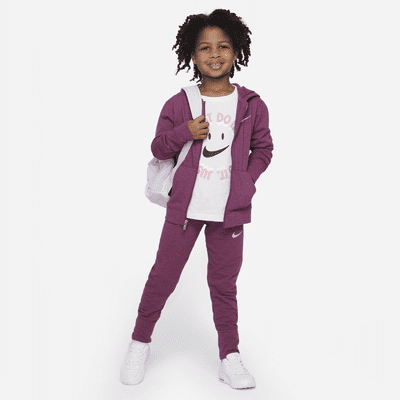 Nike Full-Zip Hoodie and Joggers Set Little Kids' Set