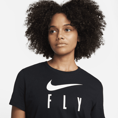 Playera con gráfico Dri-FIT para mujer Nike Swoosh Fly