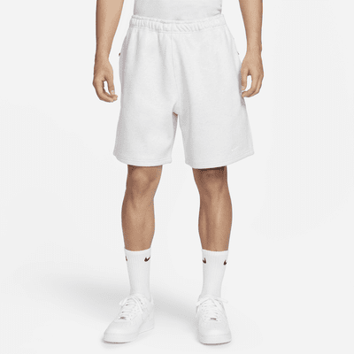 Nike Nike Solo Swoosh Fleece Shorts Brown - BAROQUE BROWN/WHITE