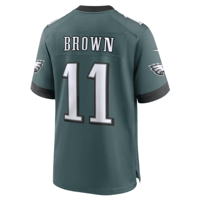 A.J. Jersey de la NFL Nike Game para hombre Brown Philadelphia Eagles