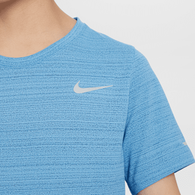 Playera de entrenamiento para niño talla grande Nike Dri-FIT Miler