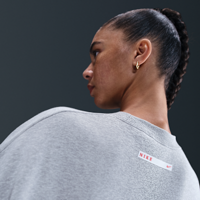 Sudadera oversized de cuello redondo para mujer Nike Sportswear Phoenix Fleece