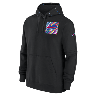 Buffalo Bills Nike 2021 NFL Crucial Catch Therma Pullover Hoodie - Charcoal