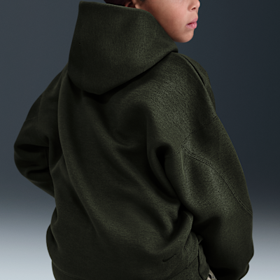 Sudadera con gorro sin cierre oversized para niño talla grande Nike Sportswear Tech Fleece
